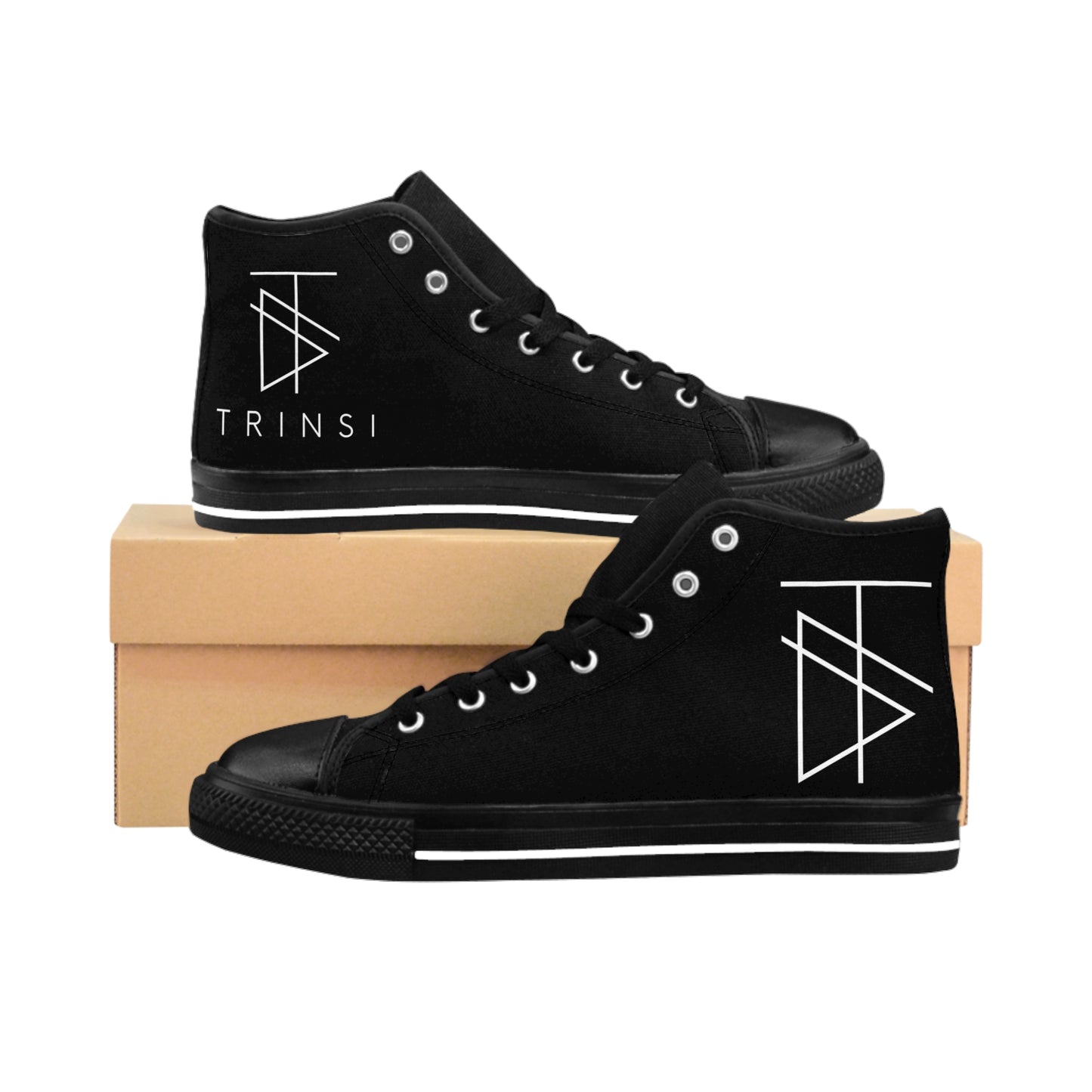 Trinsi Minimalist B&W Style: Everyday Comfort & Classic Sneakers