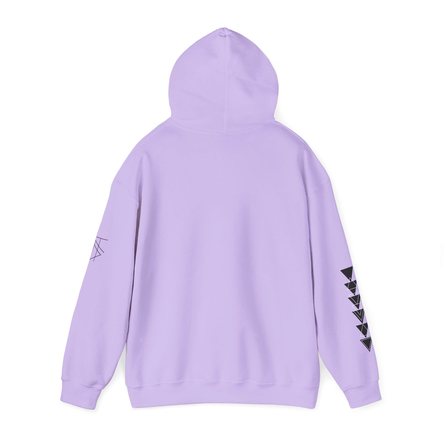 Trinsi Minimalist Symbol White Hoodie – Unisex Heavy Blend™ Pullover