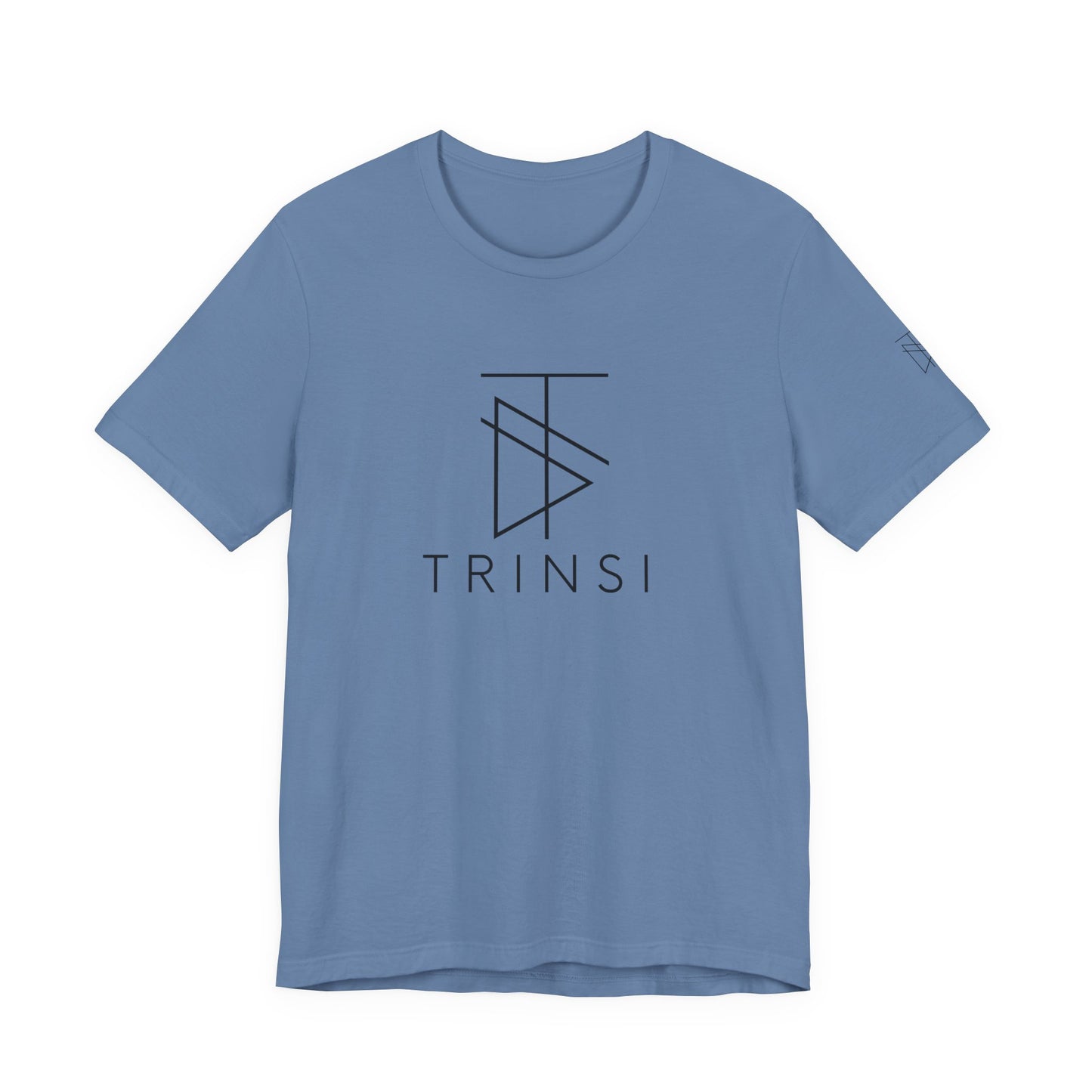 Trinsi Classic Logo Unisex Jersey Tee – Minimalist Design, Lightweight & Breathable