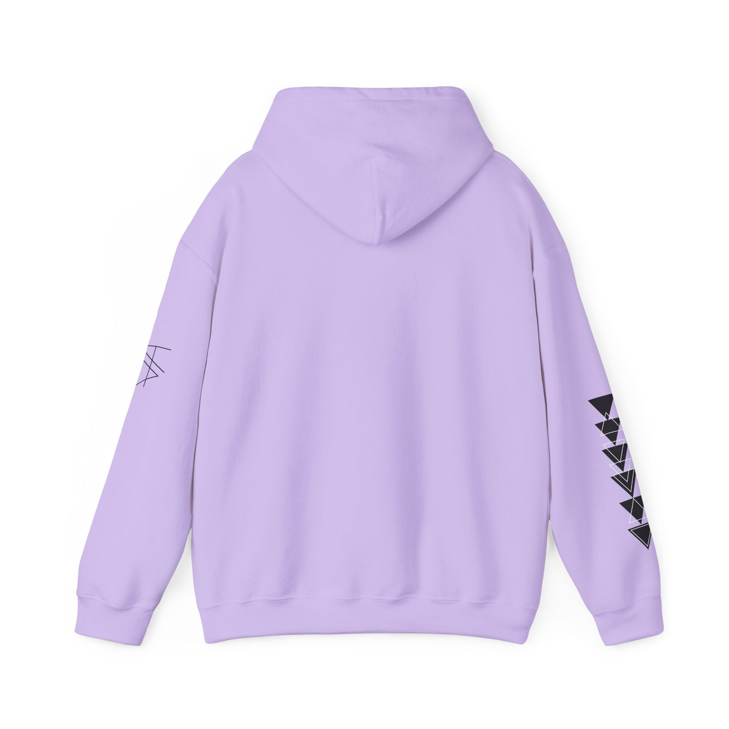 Trinsi Minimalist Symbol White Hoodie – Unisex Heavy Blend™ Pullover