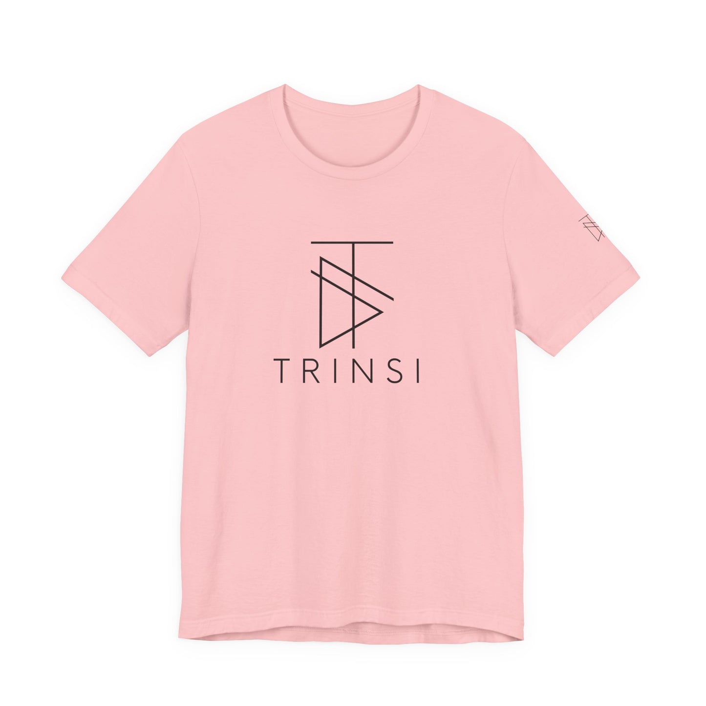Trinsi Classic Logo Unisex Jersey Tee – Minimalist Design, Lightweight & Breathable