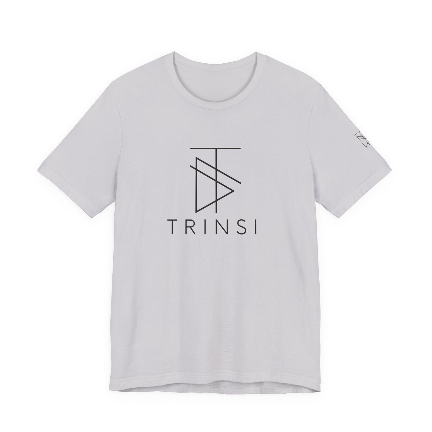 Trinsi Classic Logo Unisex Jersey Tee – Minimalist Design, Lightweight & Breathable