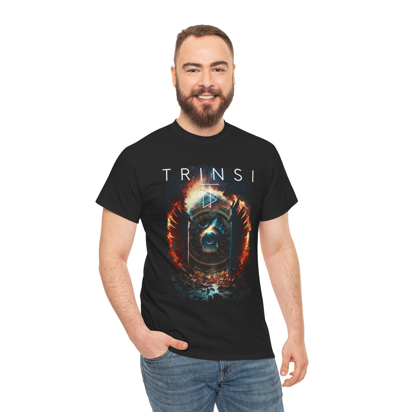 Trinsi “Stargate Veil” Tee, Cosmic Portal