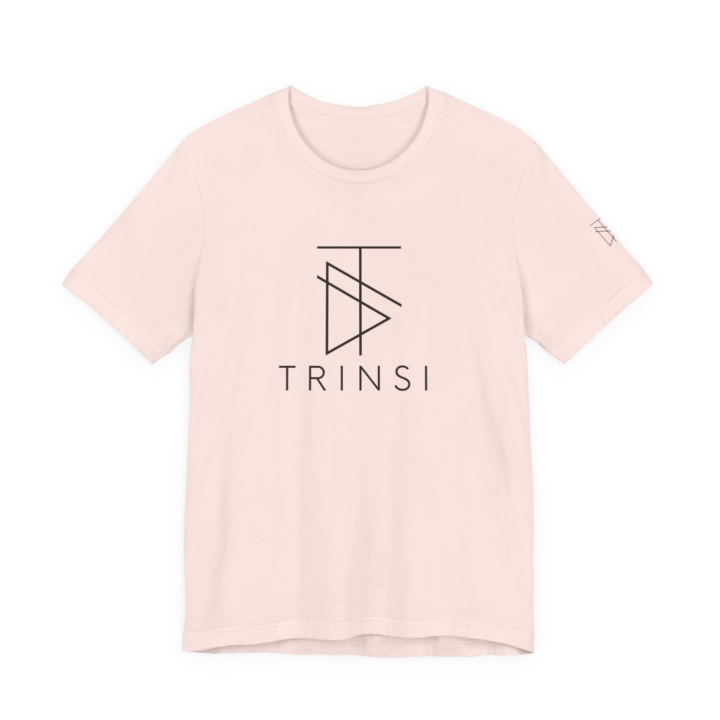 Trinsi Classic Logo Unisex Jersey Tee – Minimalist Design, Lightweight & Breathable