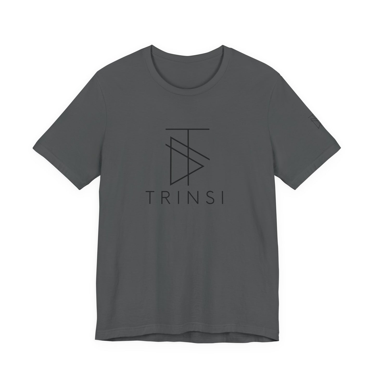 Trinsi Classic Logo Unisex Jersey Tee – Minimalist Design, Lightweight & Breathable