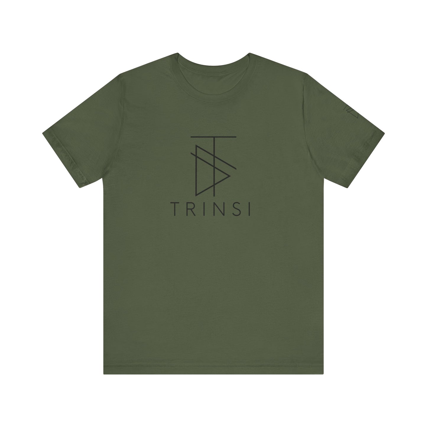 Trinsi Classic Logo Unisex Jersey Tee – Minimalist Design, Lightweight & Breathable