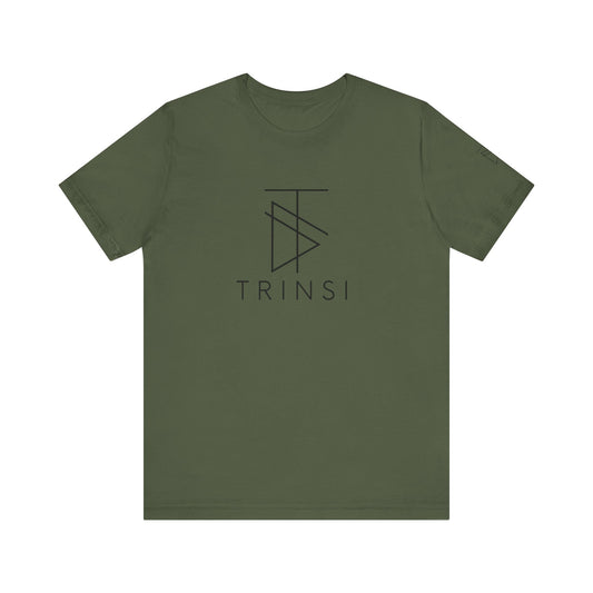 Trinsi Classic Logo Unisex Jersey Tee – Minimalist Design, Lightweight & Breathable
