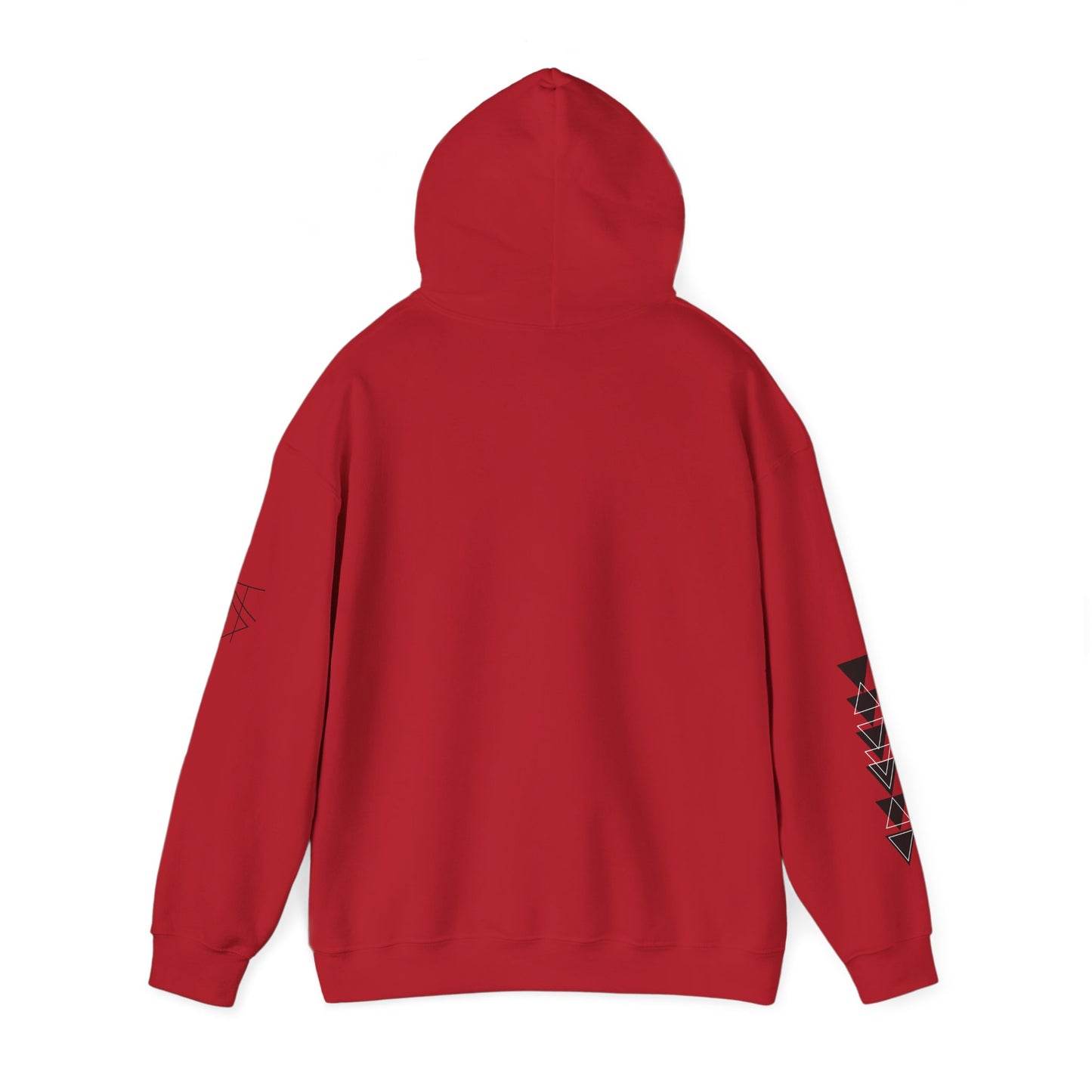 Trinsi Minimalist Symbol White Hoodie – Unisex Heavy Blend™ Pullover