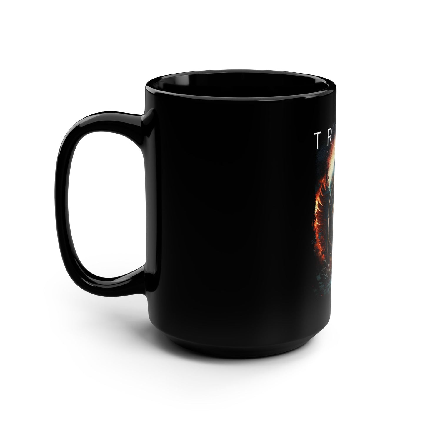 Stargate Portal Mug – 15oz Cosmic Black Ceramic Cup