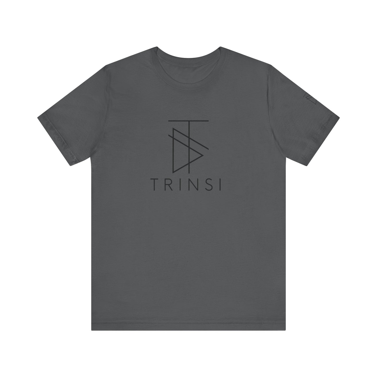 Trinsi Classic Logo Unisex Jersey Tee – Minimalist Design, Lightweight & Breathable