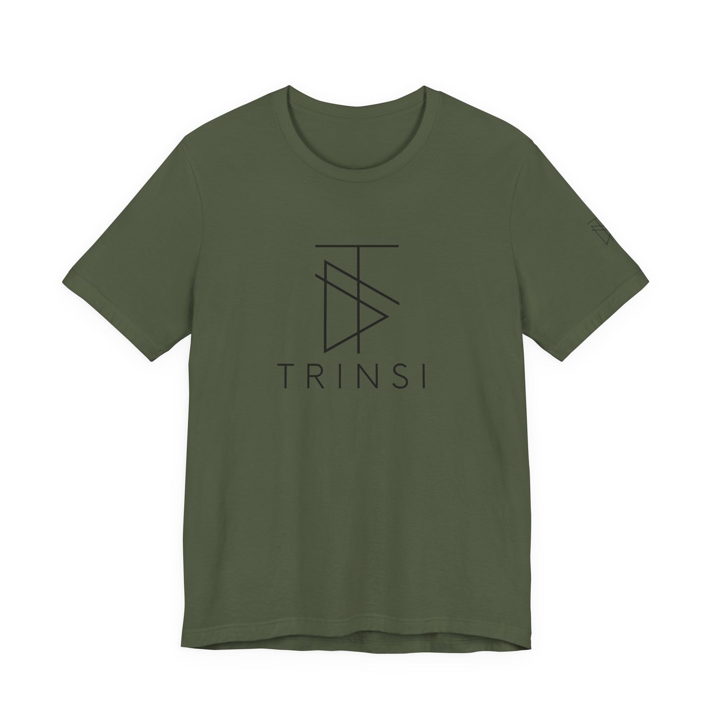 Trinsi Classic Logo Unisex Jersey Tee – Minimalist Design, Lightweight & Breathable