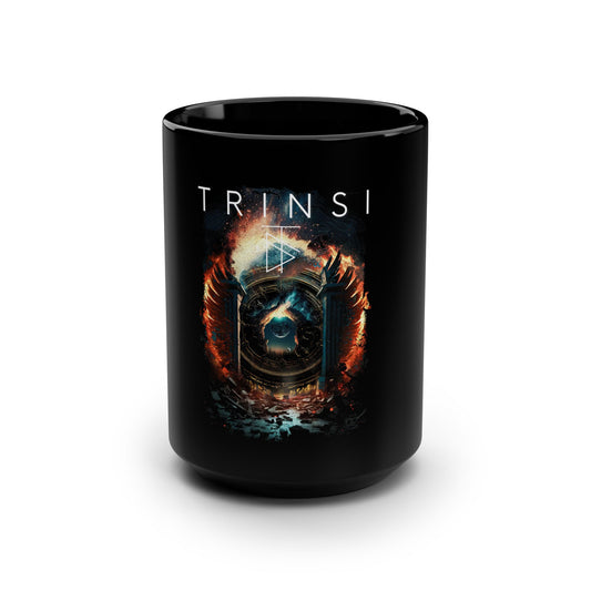 Stargate Portal Mug – 15oz Cosmic Black Ceramic Cup