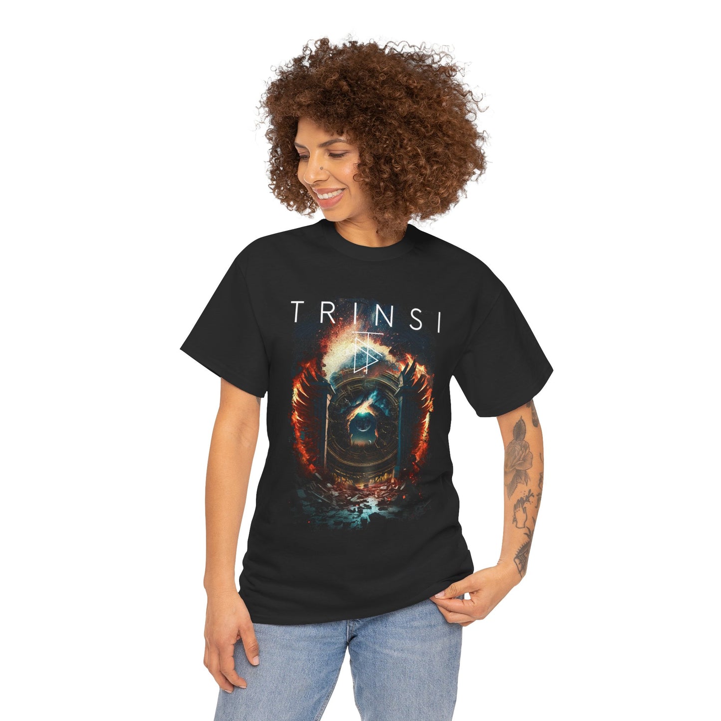 Trinsi “Stargate Veil” Tee, Cosmic Portal