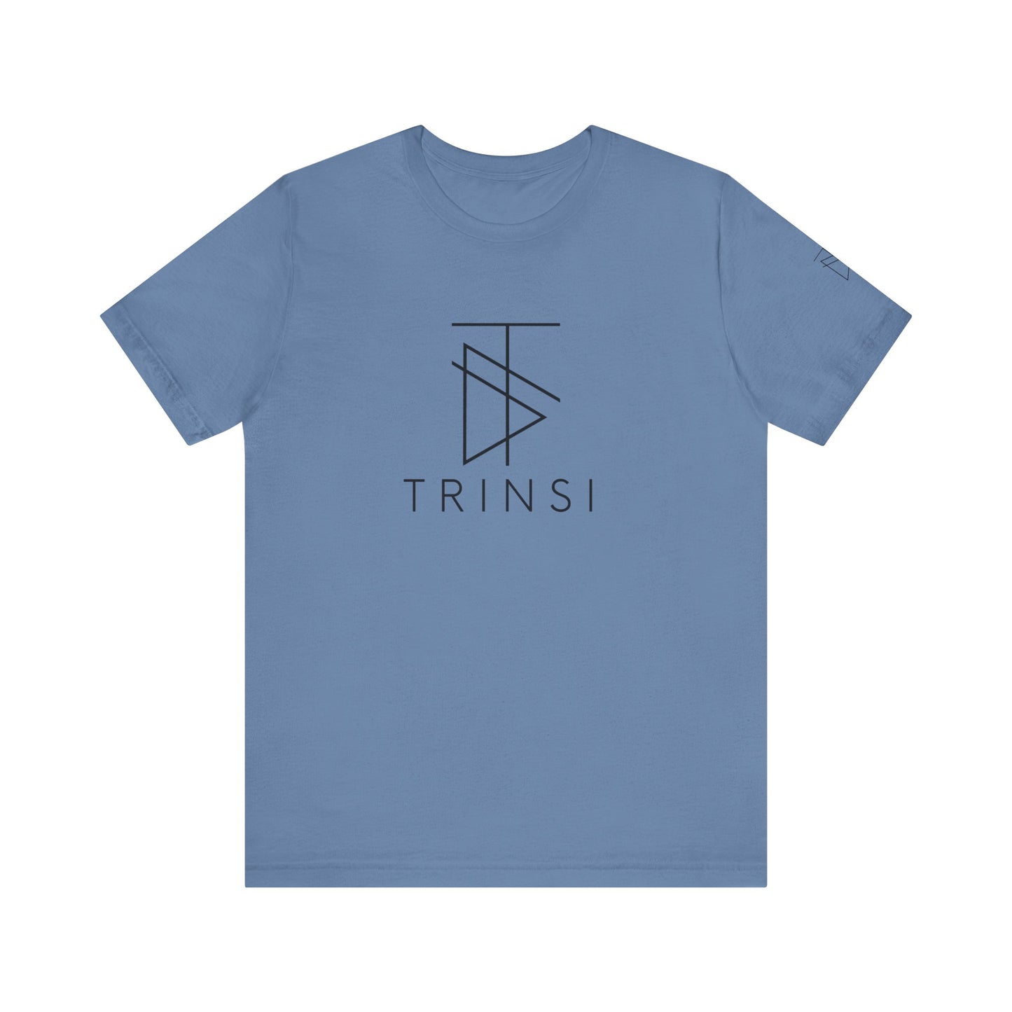 Trinsi Classic Logo Unisex Jersey Tee – Minimalist Design, Lightweight & Breathable
