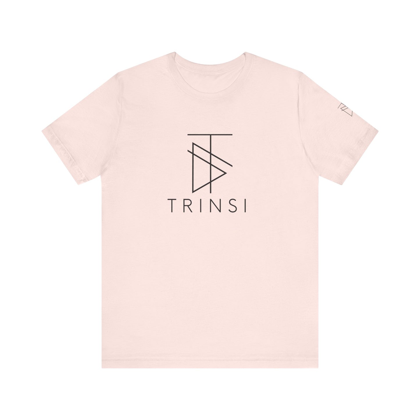 Trinsi Classic Logo Unisex Jersey Tee – Minimalist Design, Lightweight & Breathable
