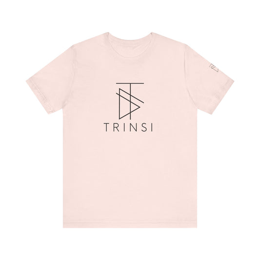 Trinsi Classic Logo Unisex Jersey Tee – Minimalist Design, Lightweight & Breathable